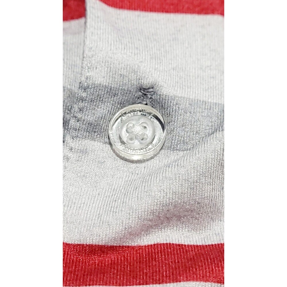 CALLAWAY OPTI-DRI GOLF Polo Shirt XL Gray Red Striped Moisture Wicking NWOT - Picture 10 of 12